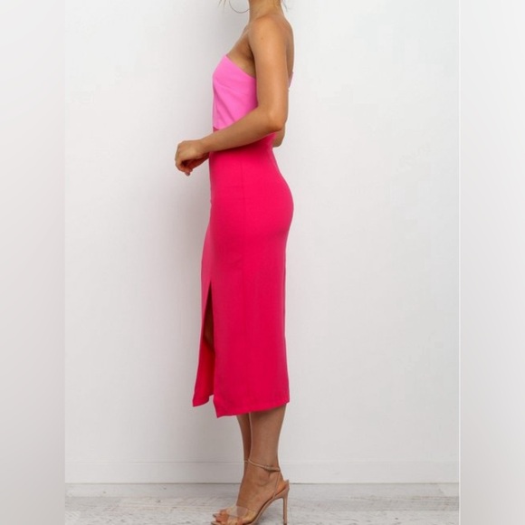 PETAL + PUP NWT Xiomar Pink Dress, Size 8 - Picture 4 of 12